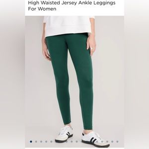 New High waisted jersey ankle leggings- old navy